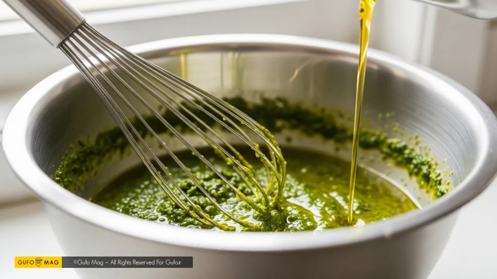 طرز تهیه سس پستو برای سالاد پاستا