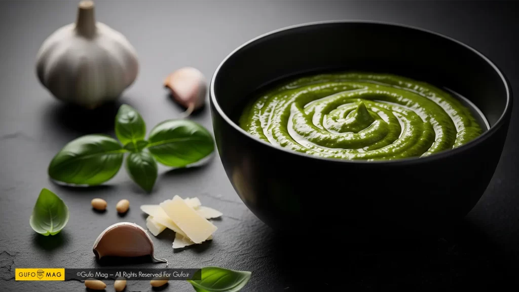 سس پستو با غلظت مناسب برای پاستا و ساندویچ
