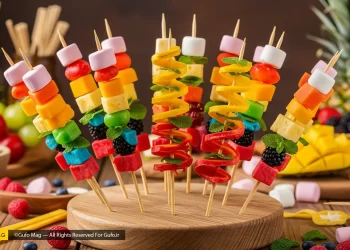 ایده های خلاقانه برای تهیه سیخ میوه