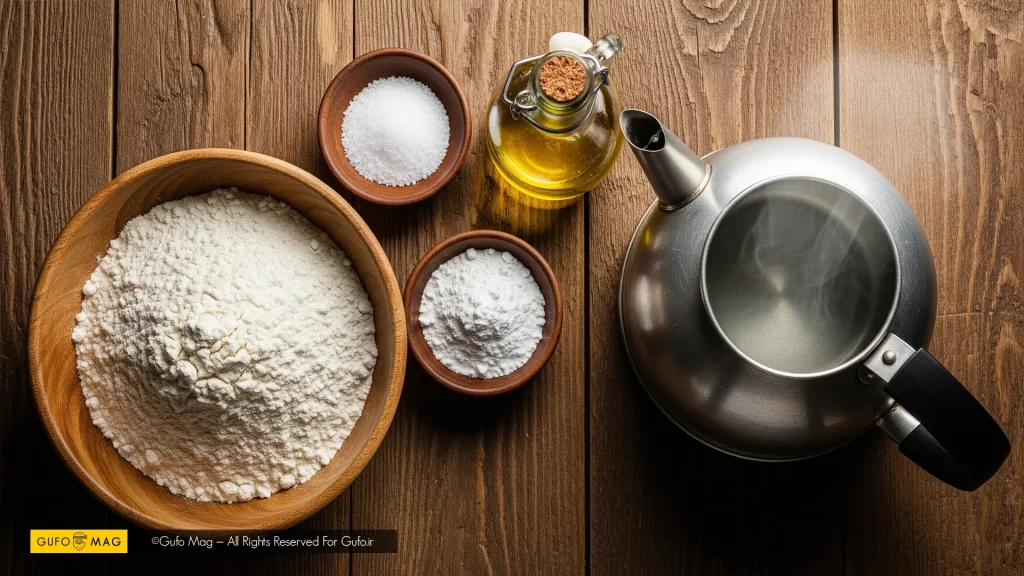 مواد لازم برای تهیه نان ترتیلا خانگی