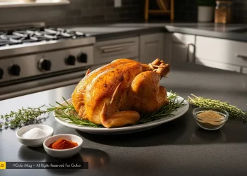 پخت مرغ و طعم‌دار کردن آن