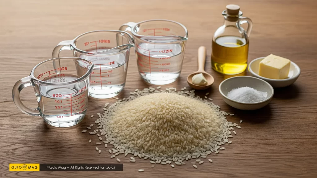 مواد لازم برای پخت کته