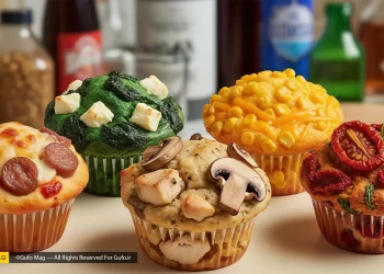 دستور پخت مافین غذایی خوشمزه با طعم های متفاوت