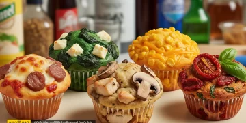 دستور پخت مافین غذایی خوشمزه با طعم های متفاوت