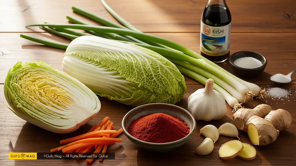مواد لازم برای تهیه کیمچی خانگی