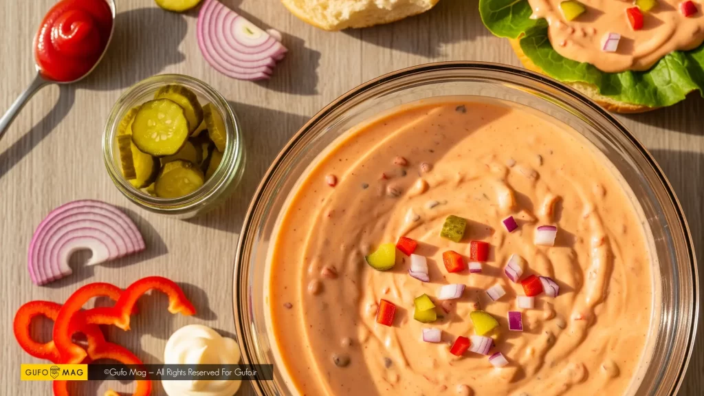 طرز تهیه سس هزار جزیره خانگی و سالم