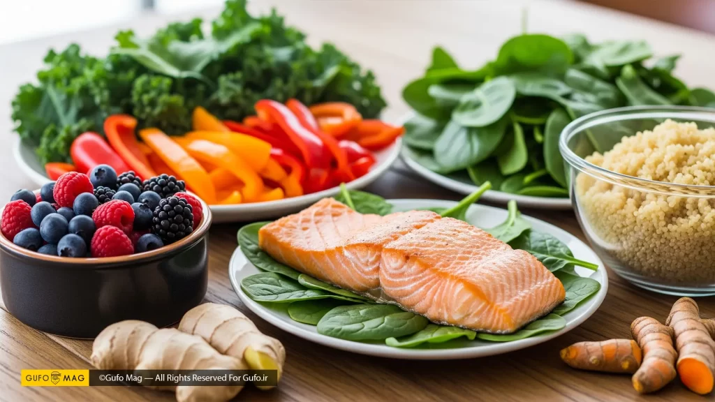 مواد غذایی کلیدی در رعایت رژیم غذایی ضد التهابی 