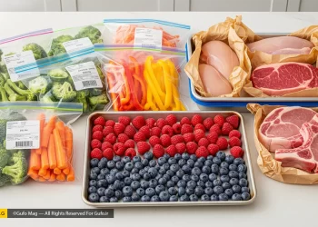 روش فریز کردن مواد غذایی