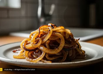 طرز تهیه پیاز کاراملی