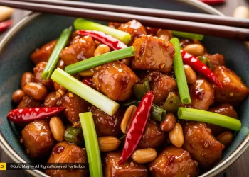 طرز تهیه مرغ کونگ پائو در خانه