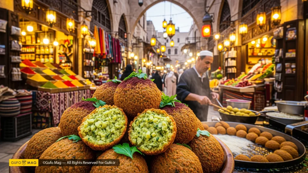 فلافل غذا گیاهی و قدیمی