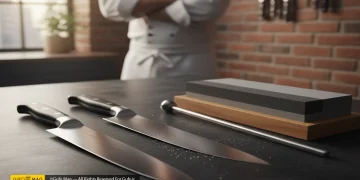 نحوه تیز کردن چاقو در خانه