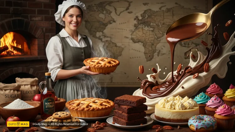 تاریخچه شیرینی‌پزی آمریکایی