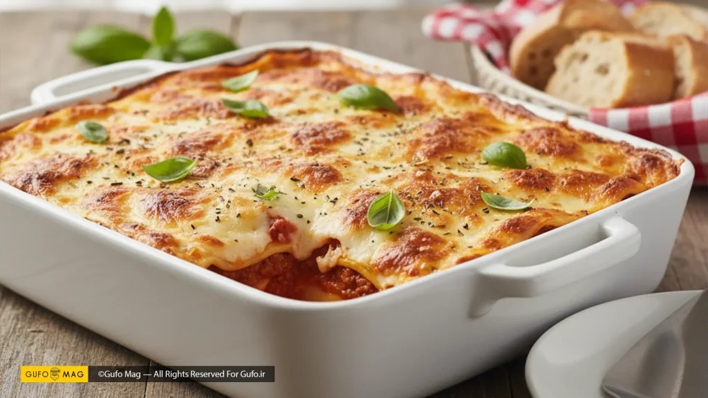 طرز تهیه لازانیا پنیری
