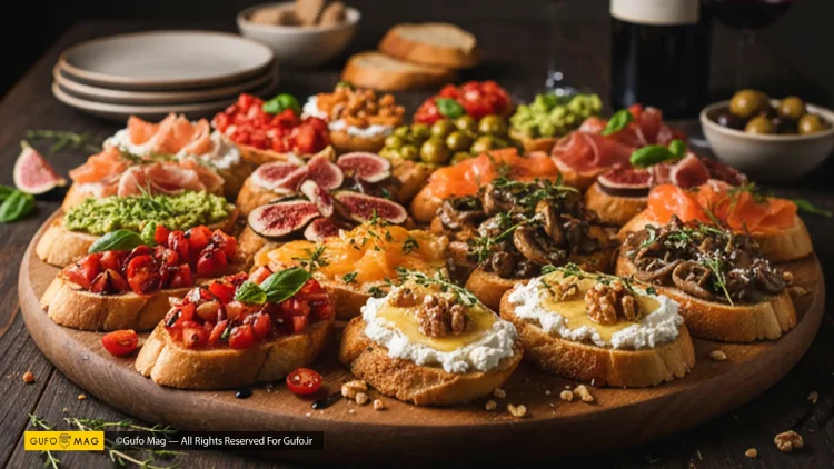 طرز تهیه کراستینی با تاپینگ‌های متنوع