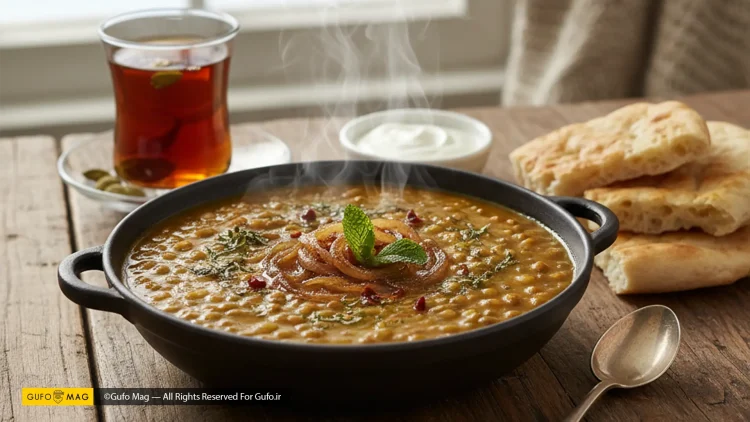 طرز تهیه عدسی جاافتاده و خوشمزه