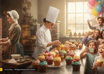 تاریخچه کاپ‌کیک