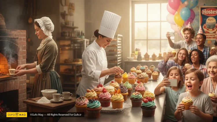 تاریخچه کاپ‌کیک