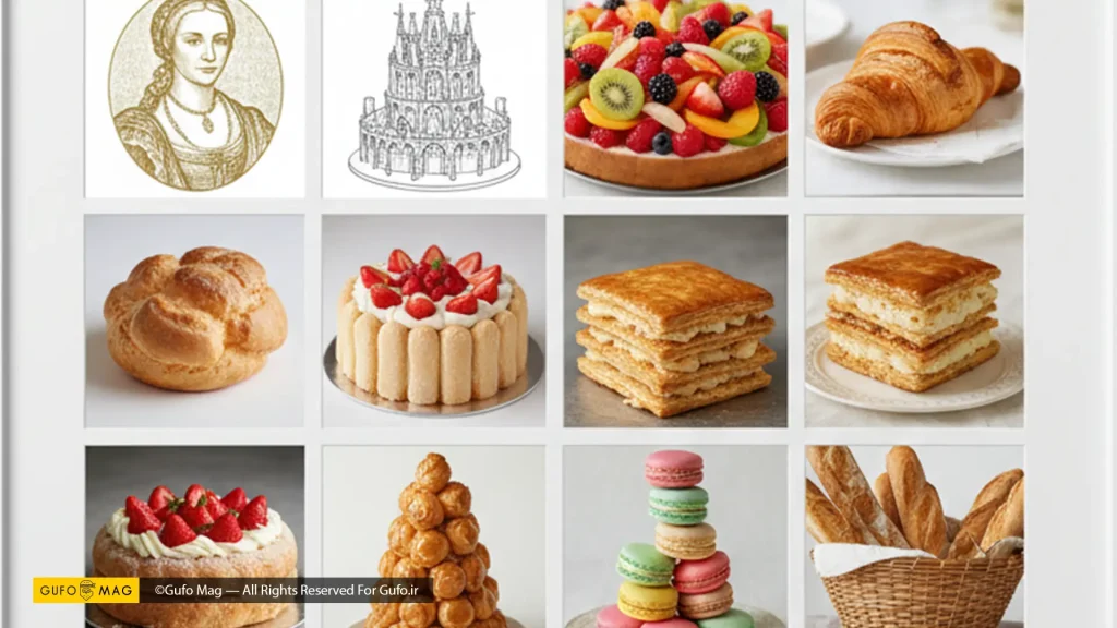 نقاط عطف تاریخ در شیرینی های فرانسه