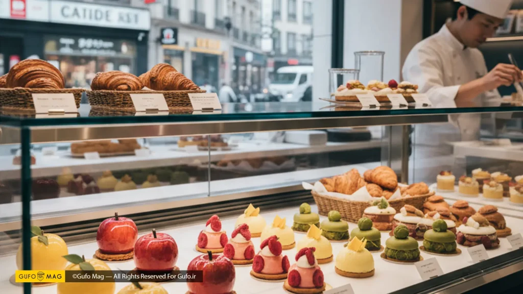 انواع شیرینیهای فرانسوی در قنادی