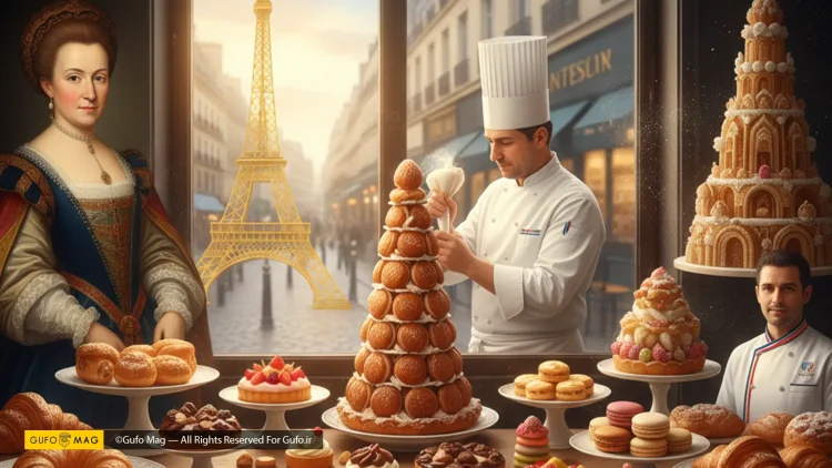 تاریخچه شیرینی‌های فرانسوی