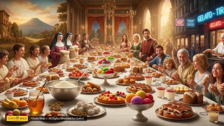 تاریخچه دسرهای ایتالیایی