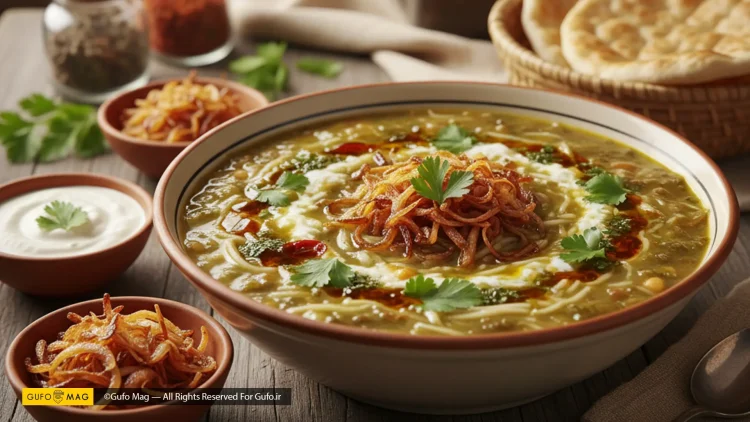 طرز تهیه آش رشته مجلسی
