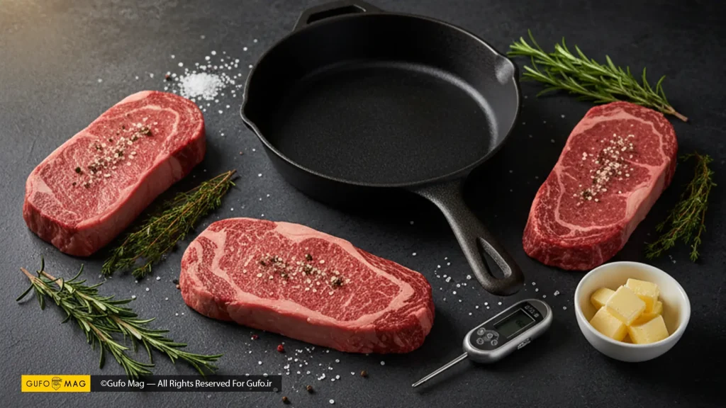 نحوه پخت حرفه ای استیک آبدار