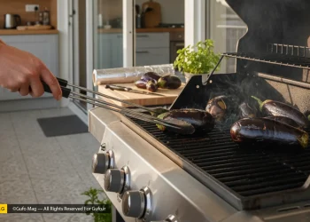 طرز تهیه بادمجان كبابی در آپارتمان