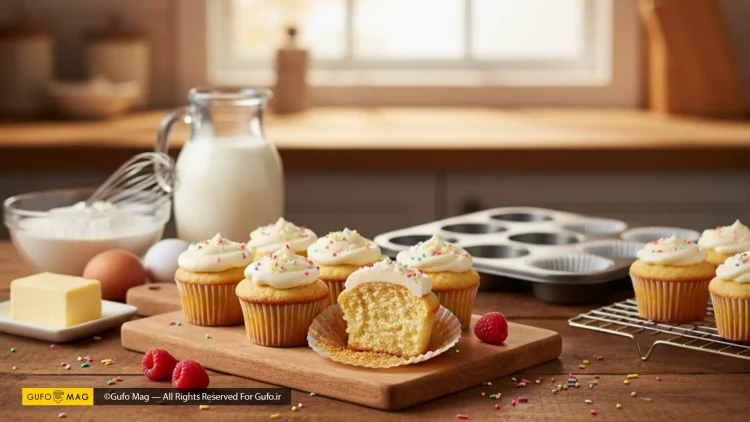 طرز تهیه مینی کاپ‌کیک