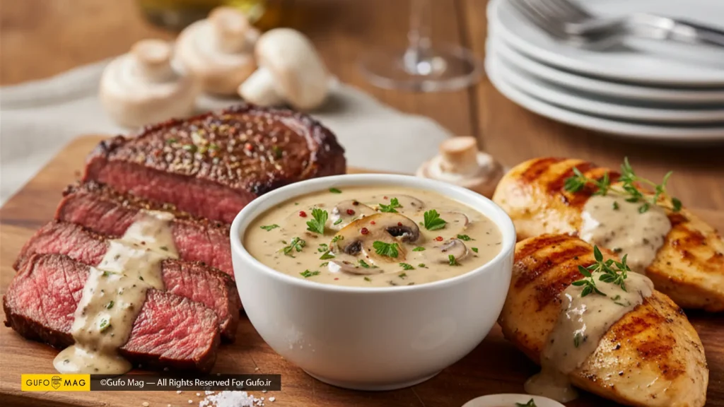 دستور پخت سس قارچ 