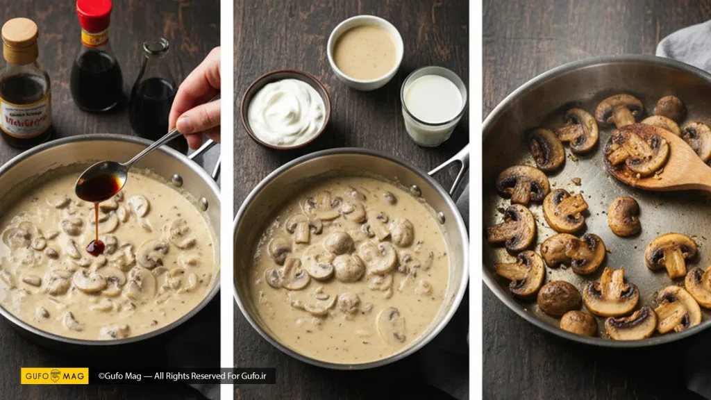 فوت و فن تهیه سس قارچ خوشمزه