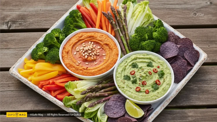 طرز تهیه دیپ سبزیجات