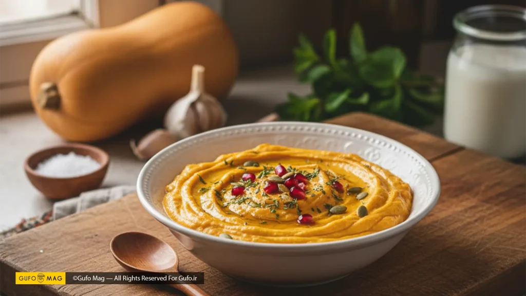 دستور پخت بورانی کدو حلوایی در خانه