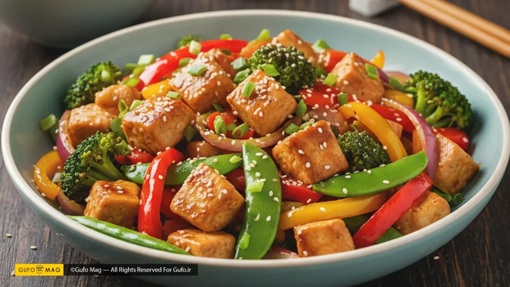 دستور پخت مرغ به همراه سبزیحات