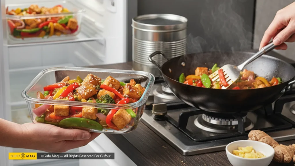 روش نگهداری، گرم کردن مجدد و فریز کردن مرغ و سبزیجات