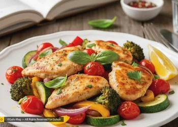 طرز تهیه خوراک مرغ و سبزیجات سریع