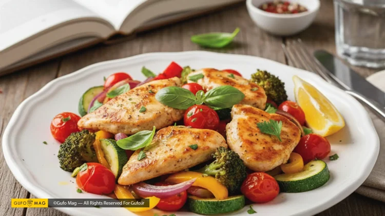طرز تهیه خوراک مرغ و سبزیجات سریع