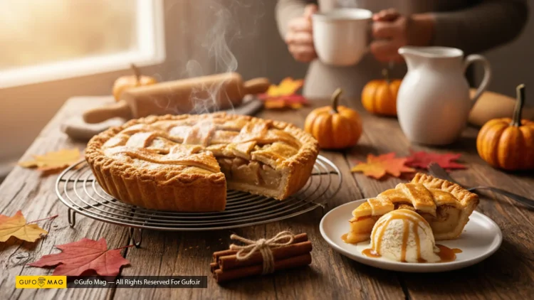 طرز تهیه پای سیب کلاسیک و ترد