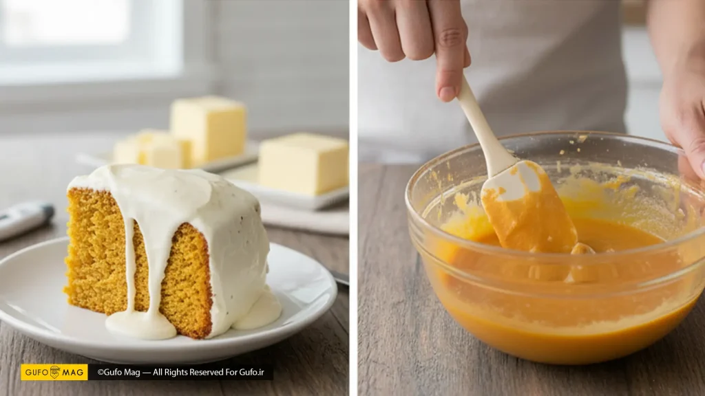  نکات و فوت و فن‌ تهیه مایع کیک کدو حلوایی 