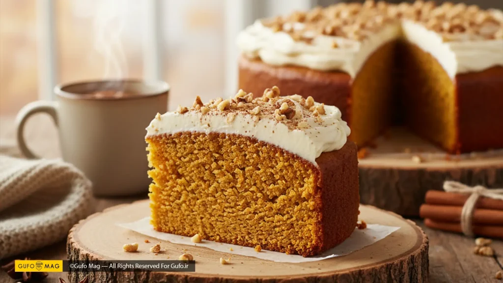 دستور پخت کیک کدو حلوایی
