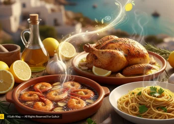 تاریخچه آشپزی مدیترانه‌ای و استفاده از سیر و لیمو