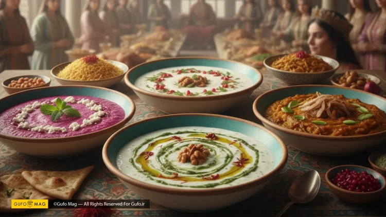 تاریخچه بورانی‌ها در سفره ایرانی