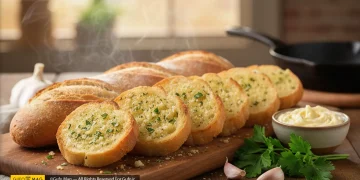 طرز تهیه نان سیر خانگی