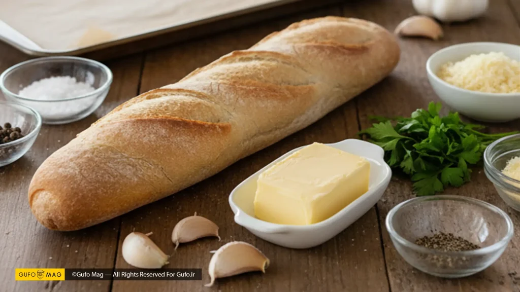 مواد لازم برای تهیه نان سیر