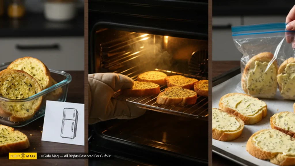 اصول پخت، فوت و فن و روش نگهداری نان سیر