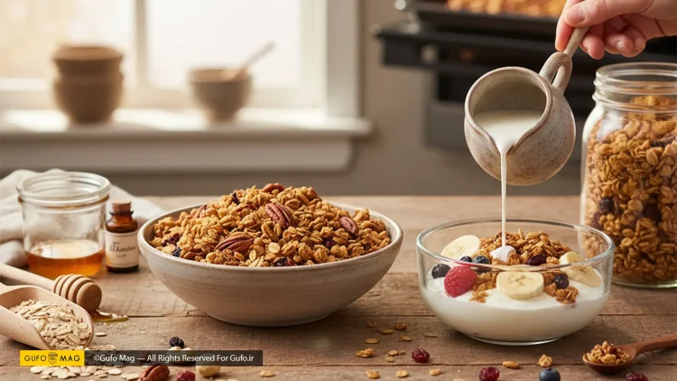 طرز تهیه گرانولای خانگی