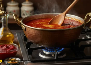 تفت دادن اصولی رب گوجه