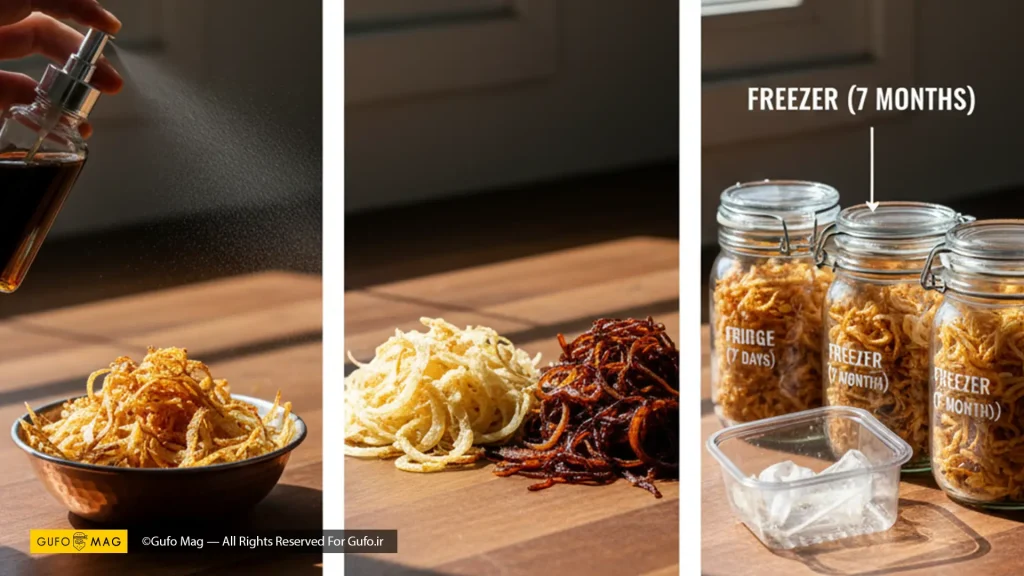 فوت و فن تهیه پیاز داغ مجلسی