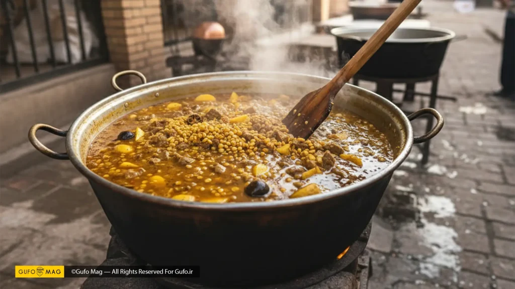 طرز تهیه قیمه مجلسی نذری